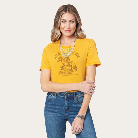 Hold Your Horses Graphic Tee Yellow