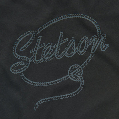 Rope Print Graphic Tee Black