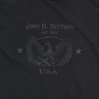 John B. Stetson Eagle Graphic Tee Black