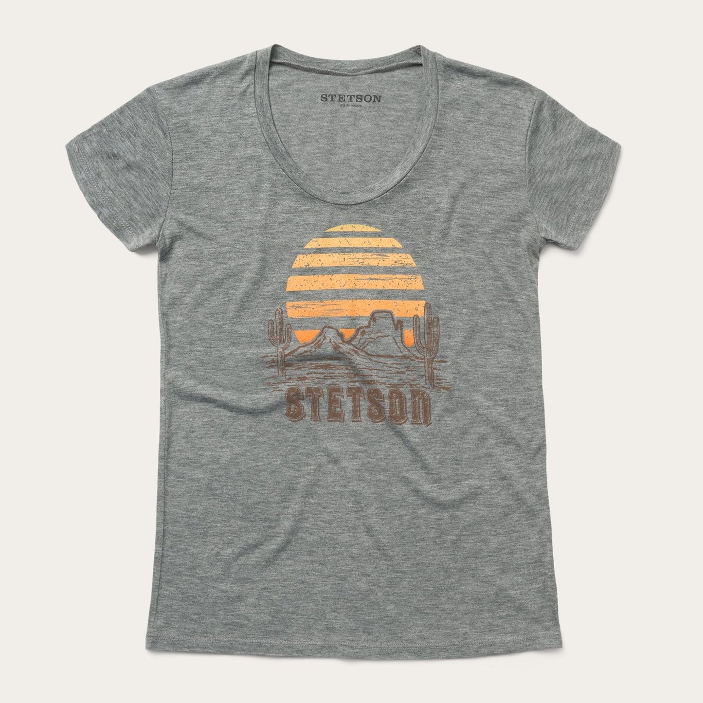 Sunset Graphic Tee Grey