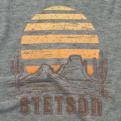 Sunset Graphic Tee Grey