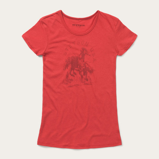 Cowgirl Graphic Tee Red