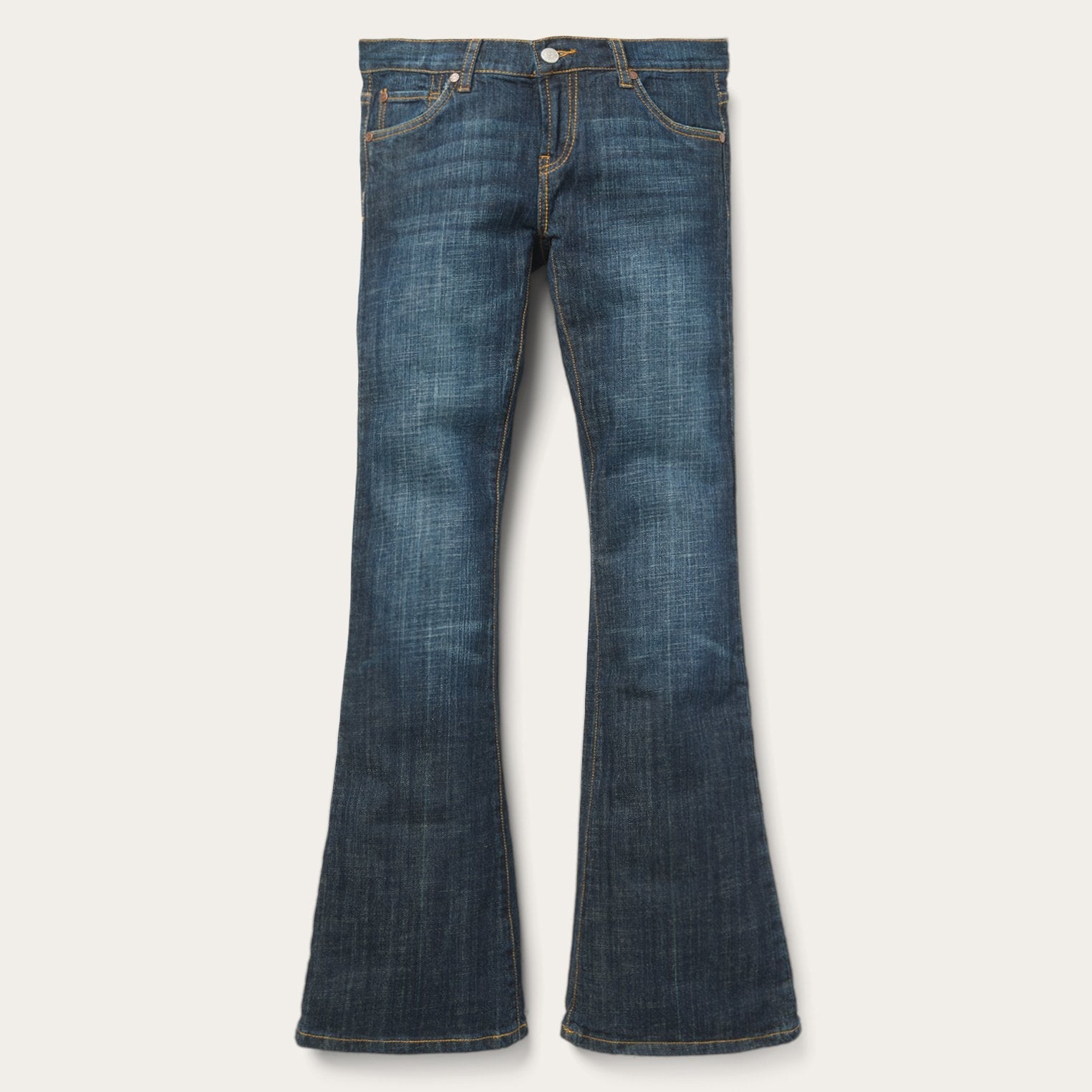 816 Classic Boot Cut Jeans In Dark Wash Blue