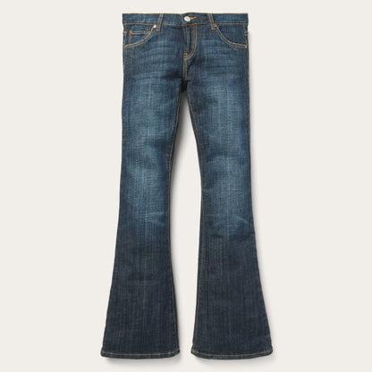 816 Classic Boot Cut Jeans In Dark Wash Blue