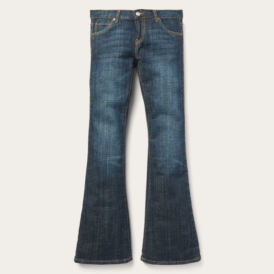 816 Classic Boot Cut Jeans In Dark Wash Blue