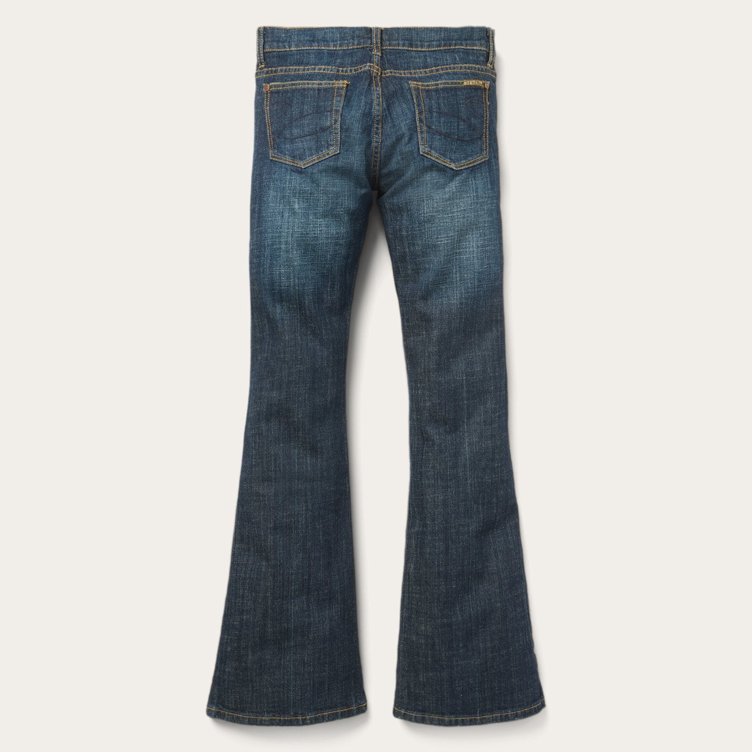816 Classic Boot Cut Jeans In Dark Wash Blue