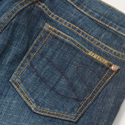 816 Classic Boot Cut Jeans In Dark Wash Blue
