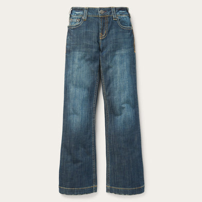 214 City Trouser Jeans In Medium Wash Blue