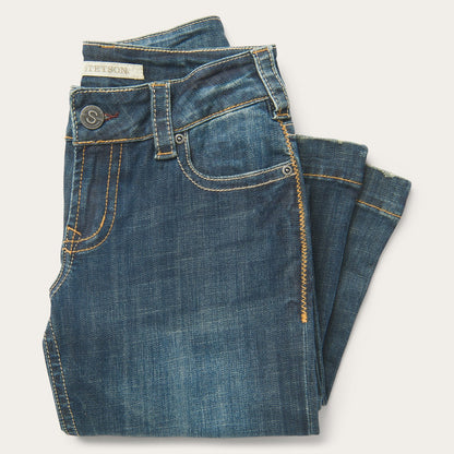 214 City Trouser Jeans In Medium Wash Blue