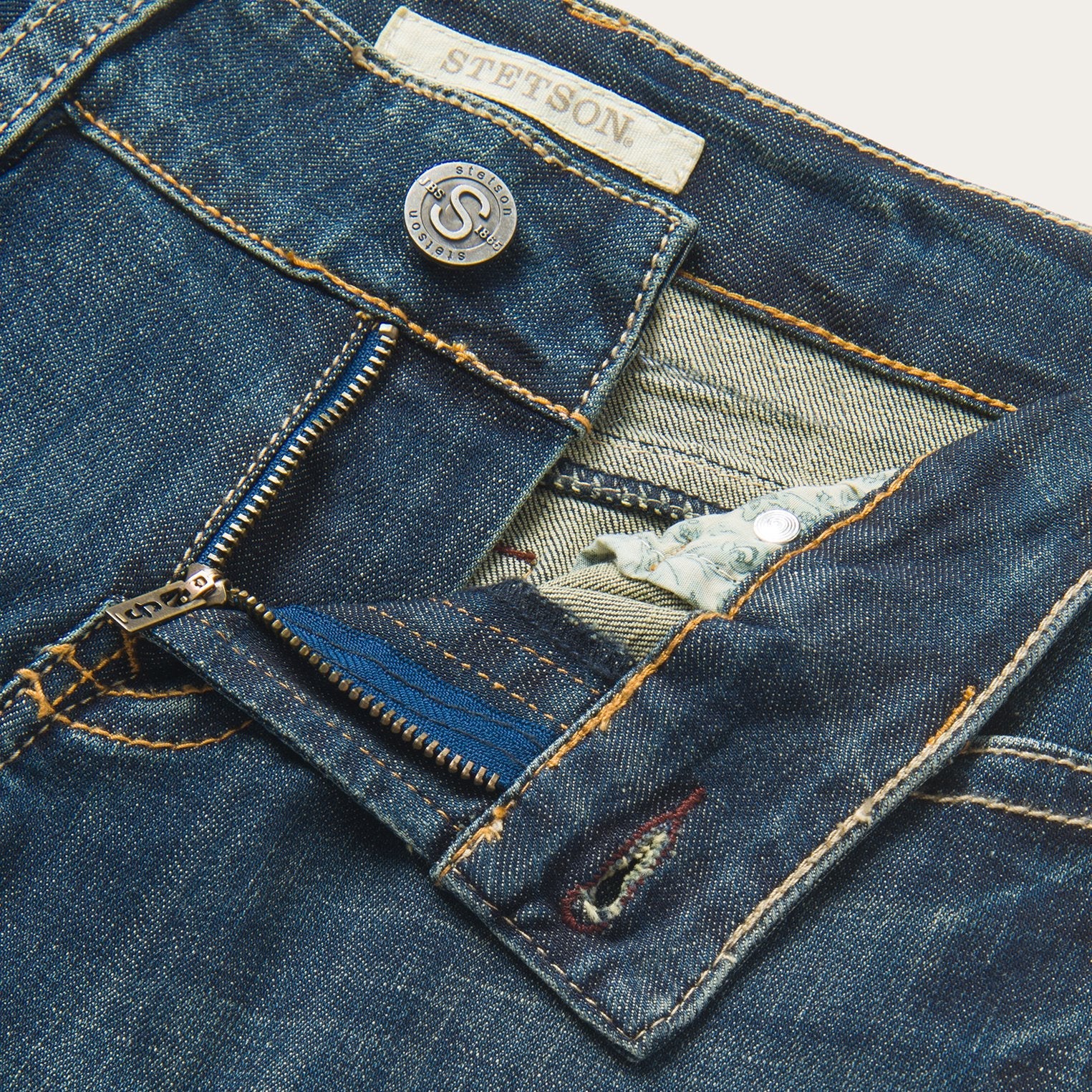 214 City Trouser Jeans In Medium Wash Blue