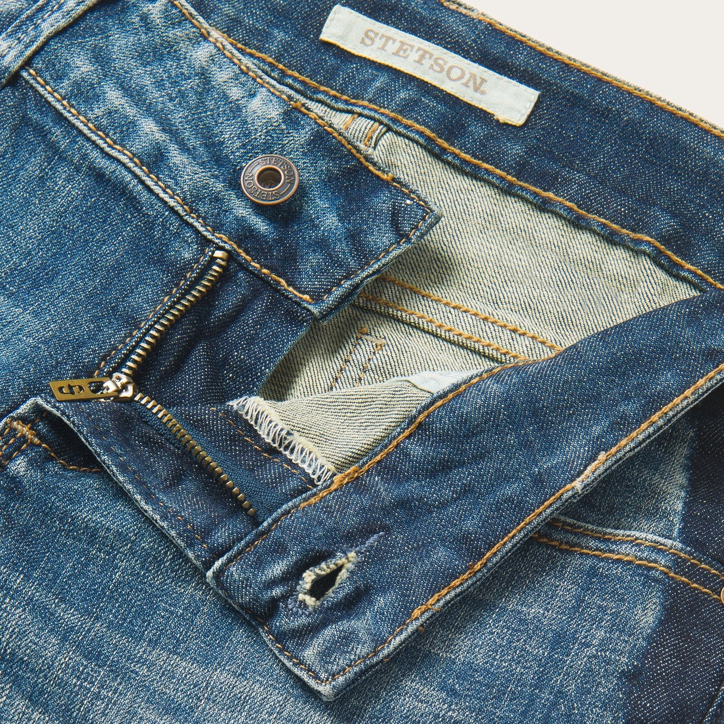 Skinny Fit Stripe Leg Jean Blue
