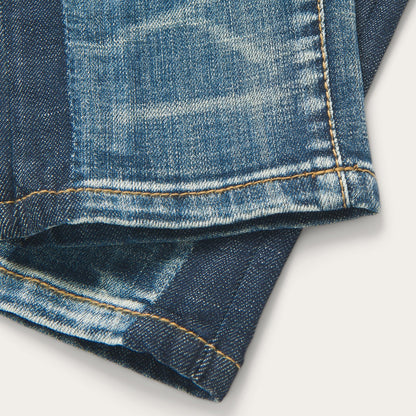 Skinny Fit Stripe Leg Jean Blue
