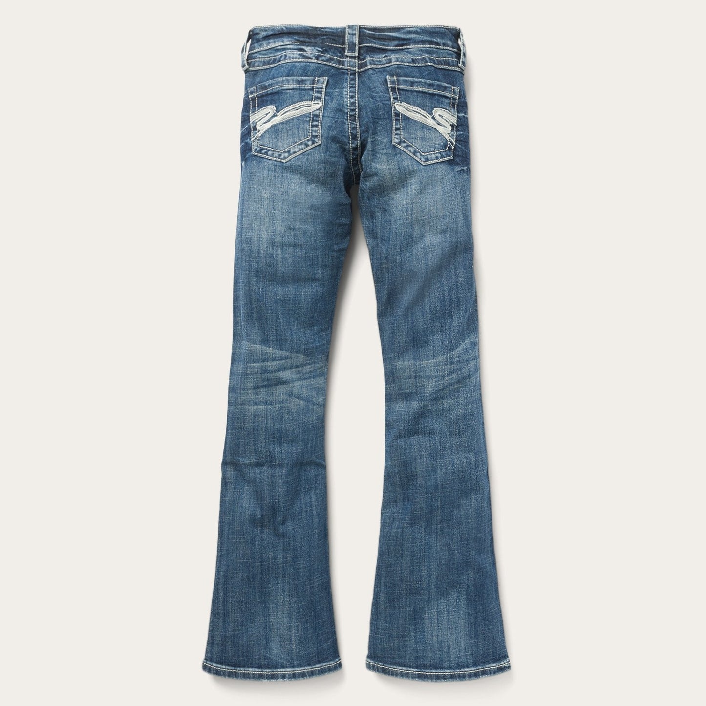816 Fit Jeans With White "S" Back Pocket Blue
