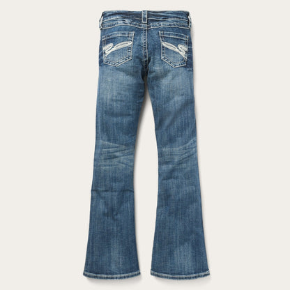 816 Fit Jeans With White "S" Back Pocket Blue