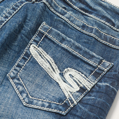 816 Fit Jeans With White "S" Back Pocket Blue