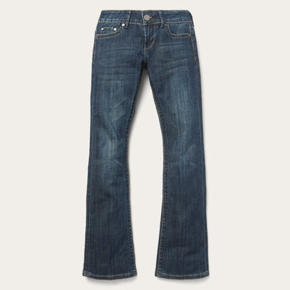 818 Bootcut Jean With "S" Back Pocket Blue