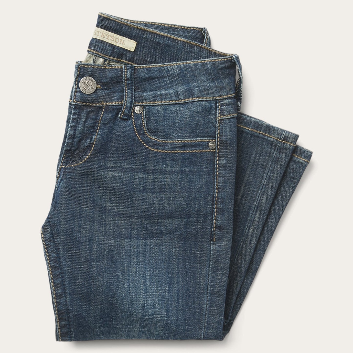 818 Bootcut Jean With "S" Back Pocket Blue