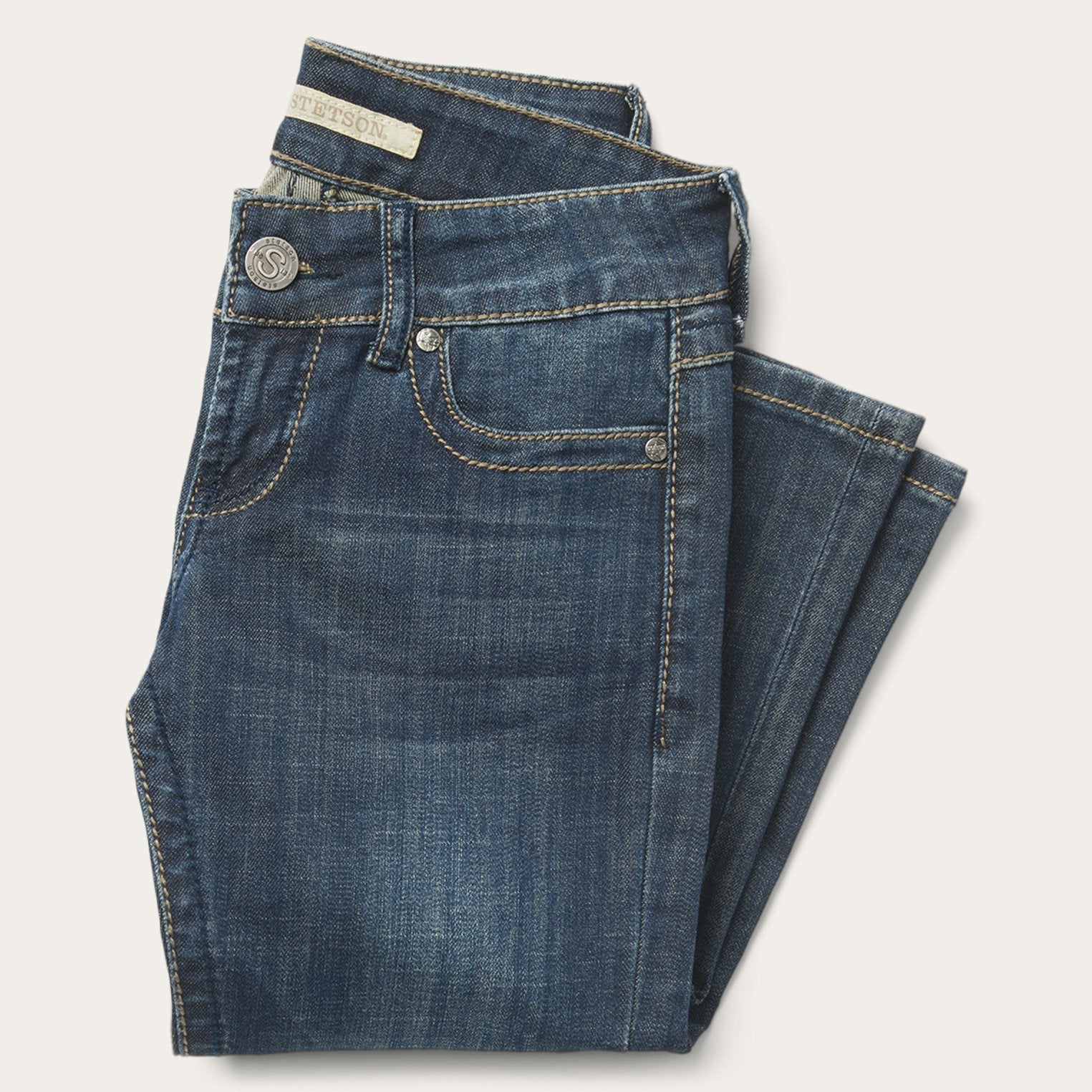 818 Bootcut Jean With "S" Back Pocket Blue