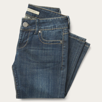 818 Bootcut Jean With "S" Back Pocket Blue
