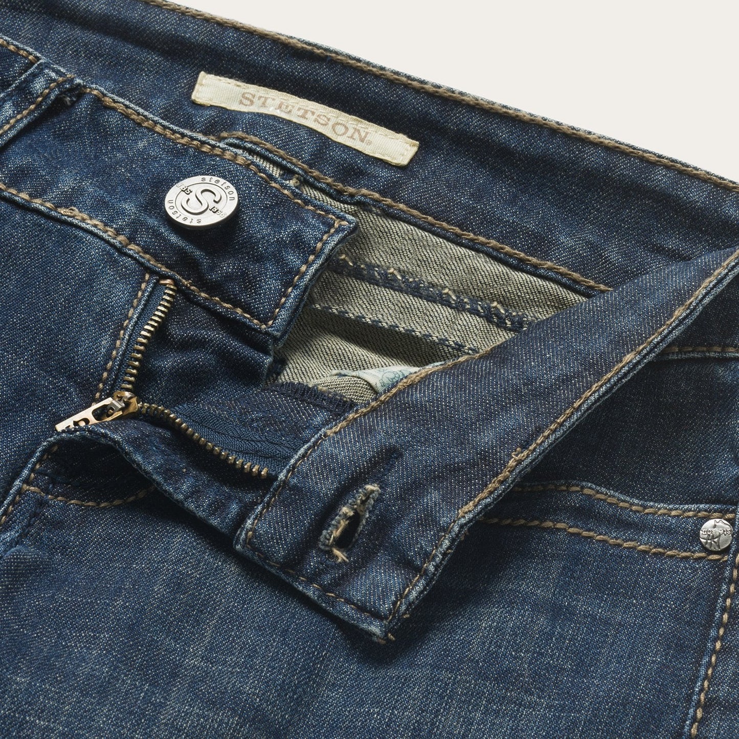 818 Bootcut Jean With "S" Back Pocket Blue