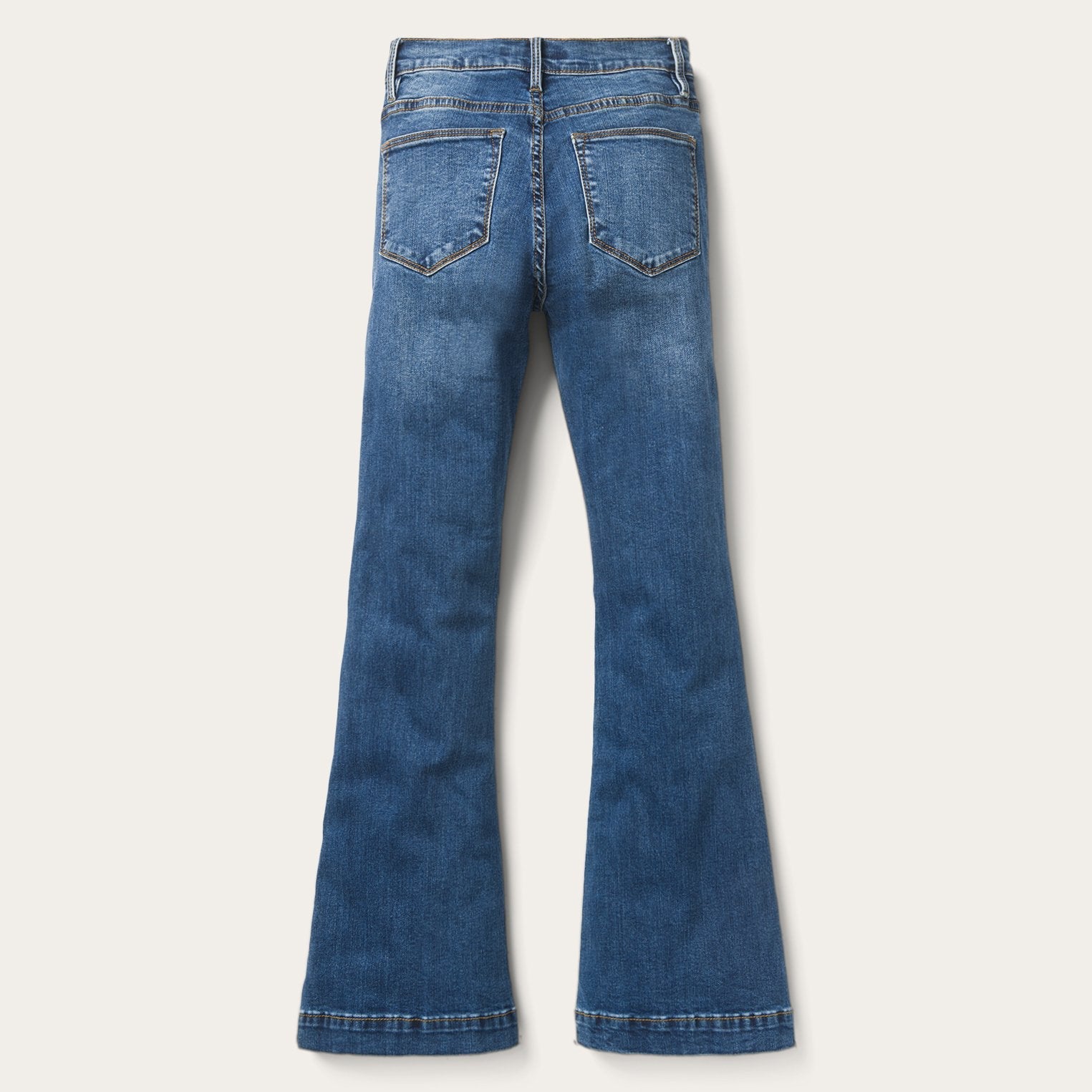 High Waist Flare Jean Blue