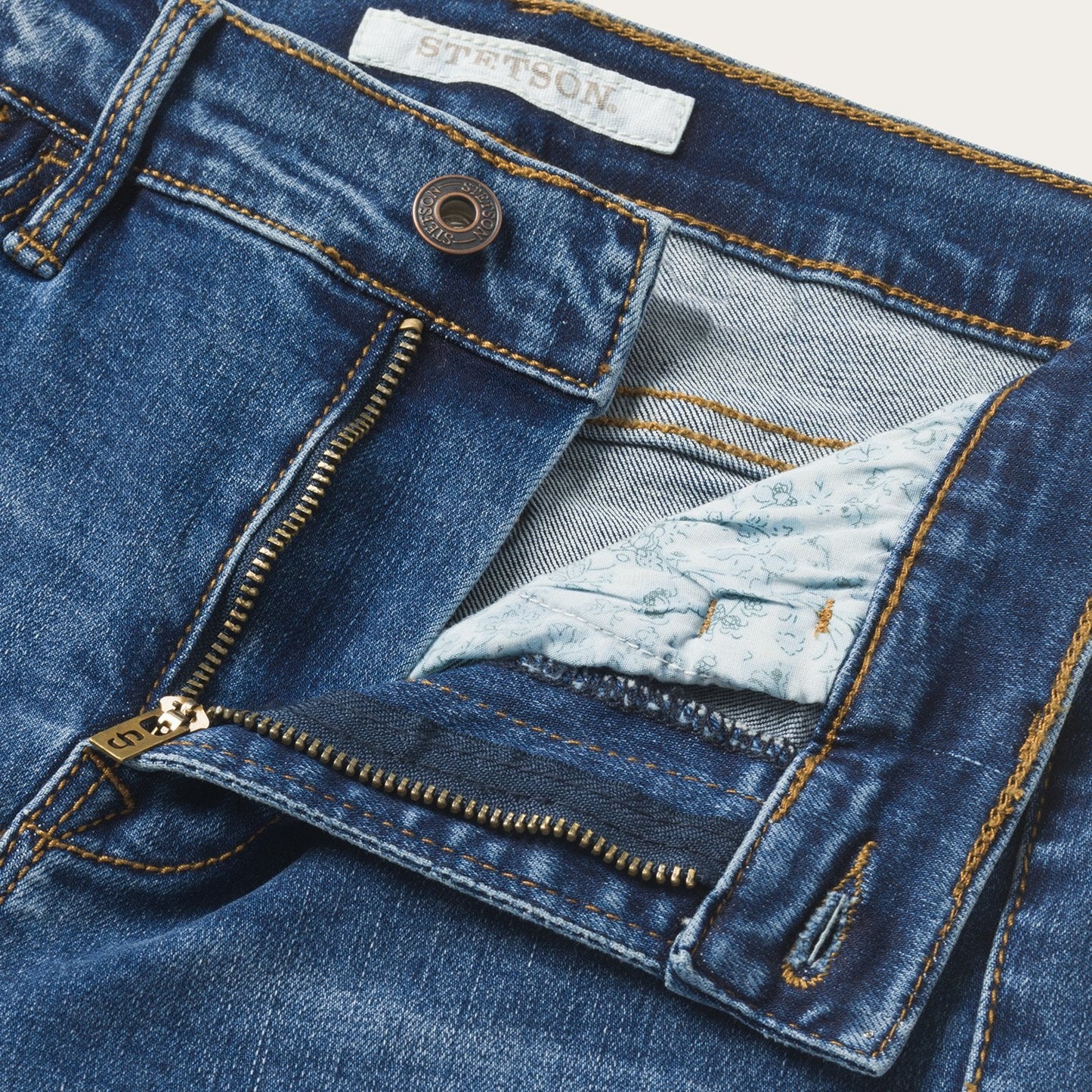 High Waist Flare Jean Blue