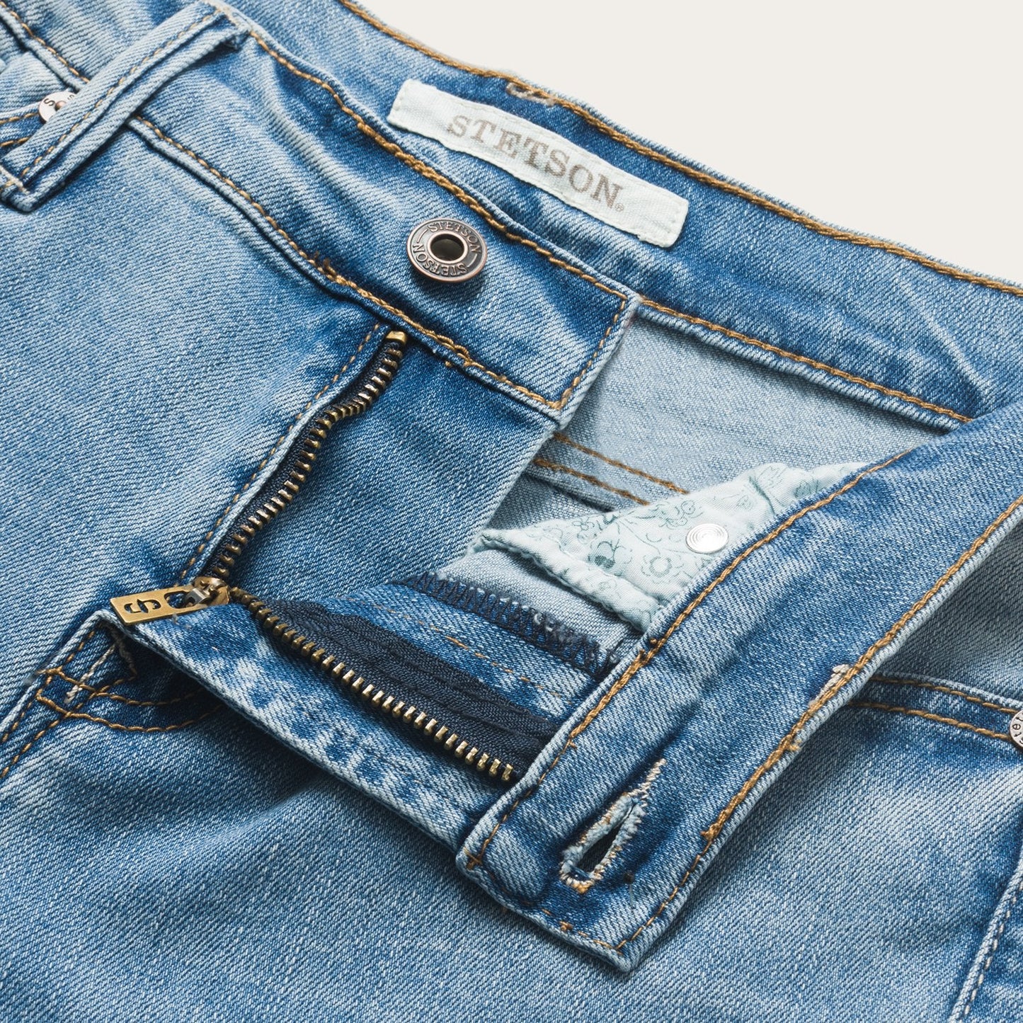 High Waist Flare Crop Jean Blue
