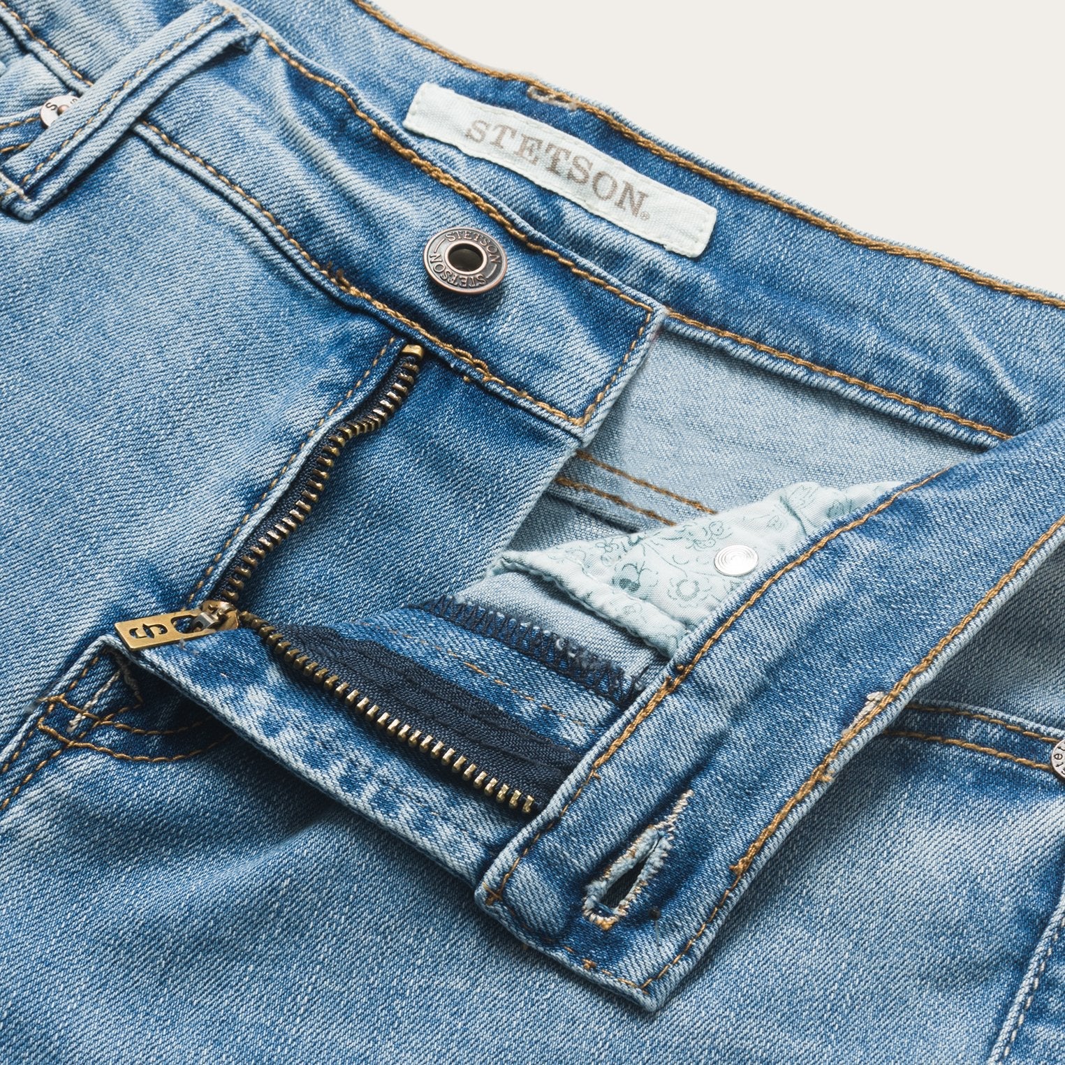 High Waist Flare Crop Jean Blue