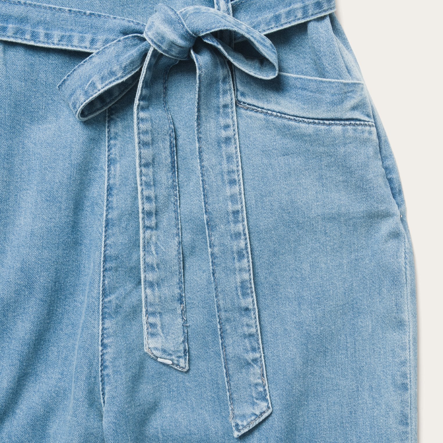 Lightweight Denim Jumper Blue