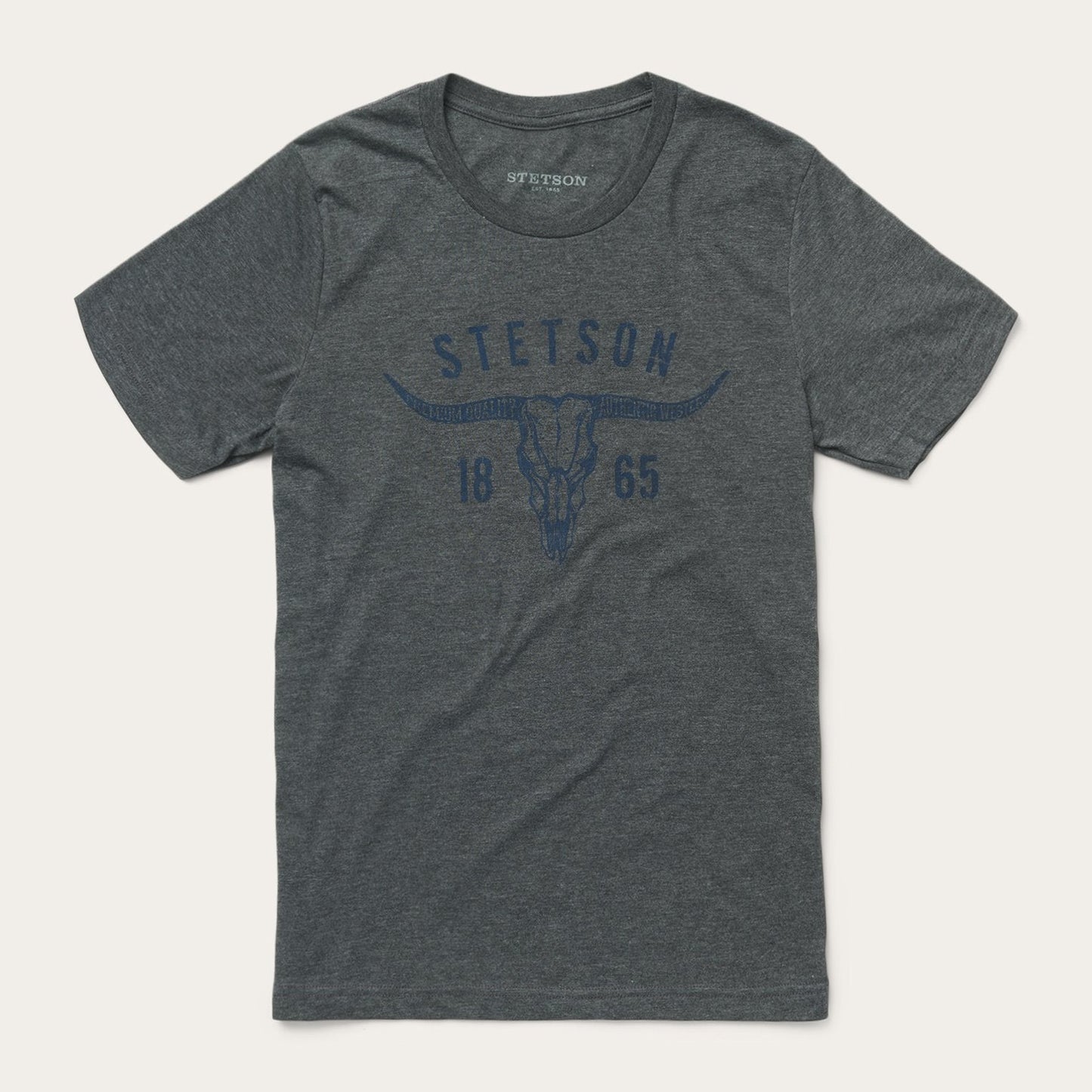 Longhorn Graphic Tee Grey