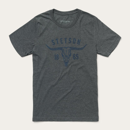 Longhorn Graphic Tee Grey
