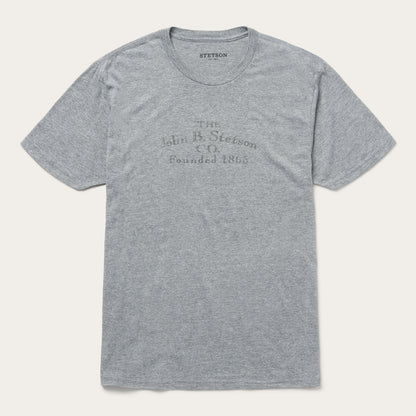 John B. Stetson Co Graphic Tee Grey