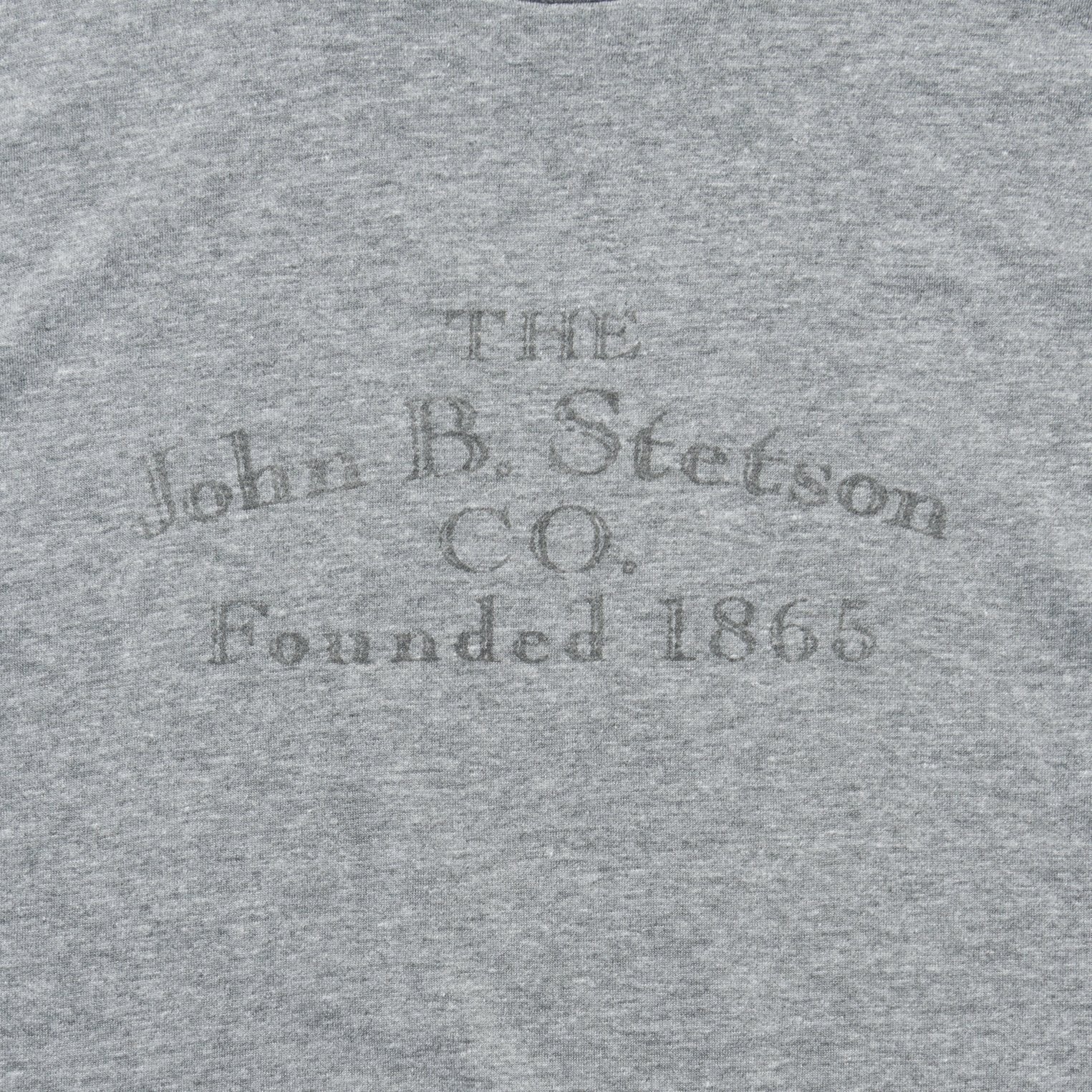 John B. Stetson Co Graphic Tee Grey