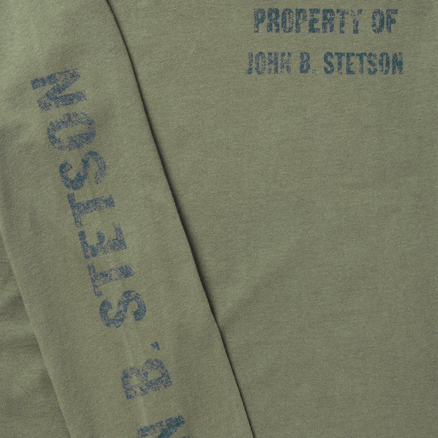 Property Of John B Stetson Tee Green