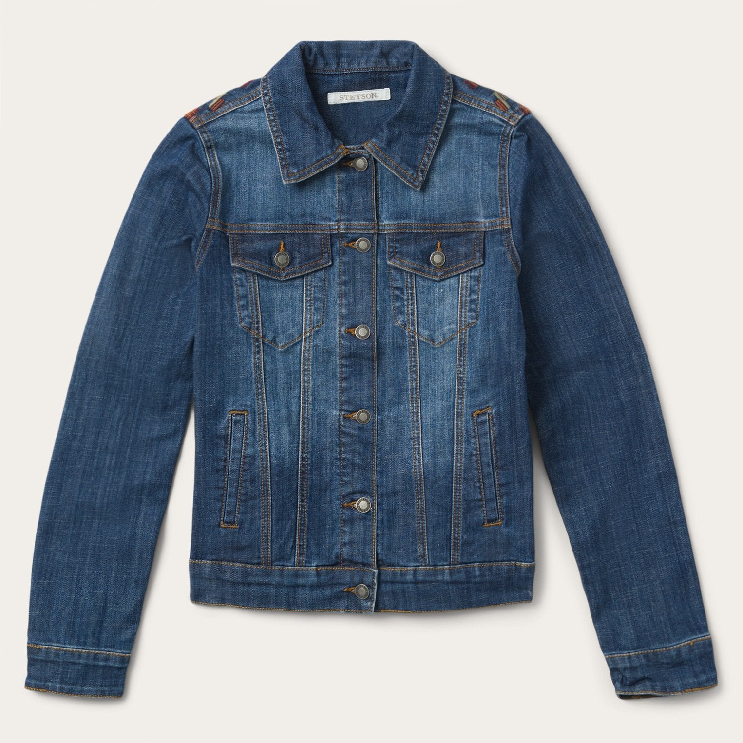 Western Denim Jacket Blue