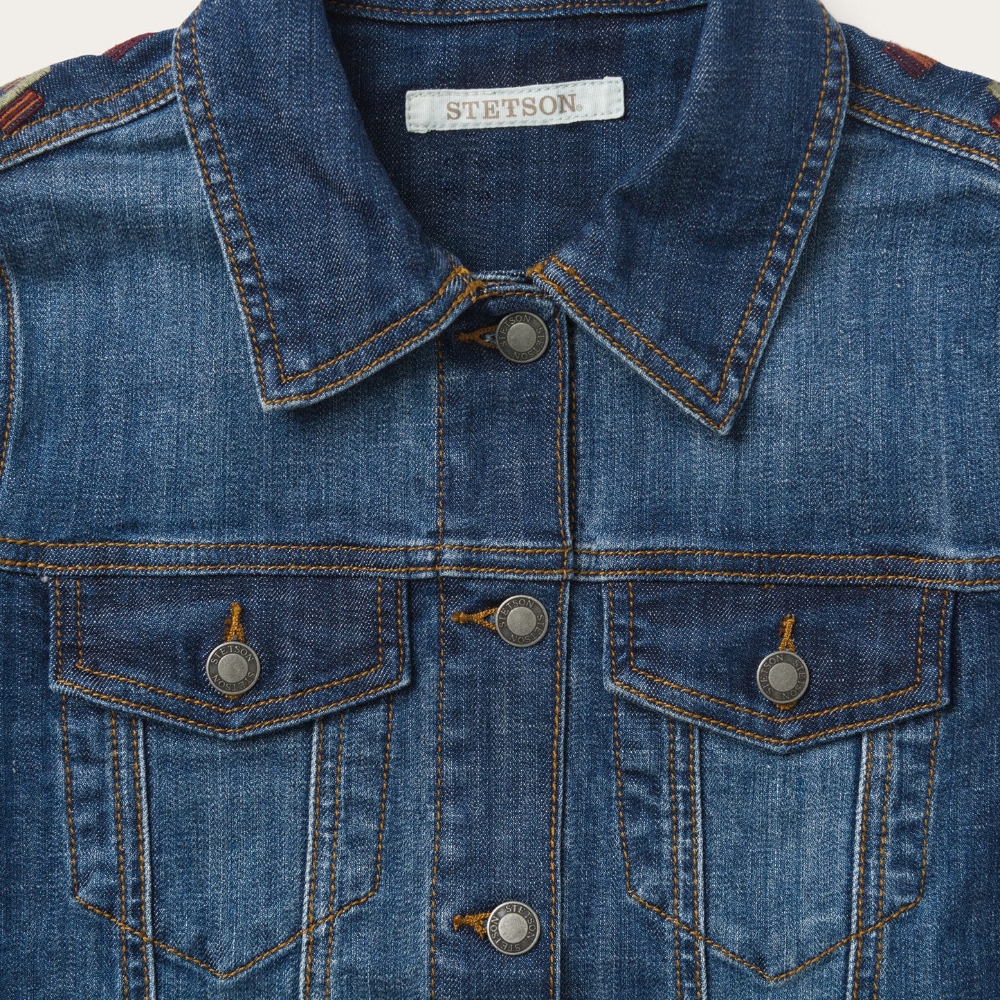Western Denim Jacket Blue