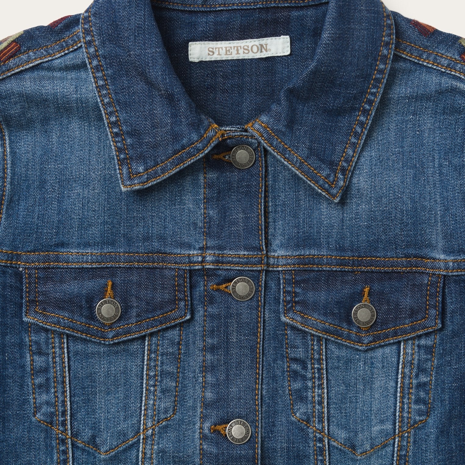 Western Denim Jacket Blue