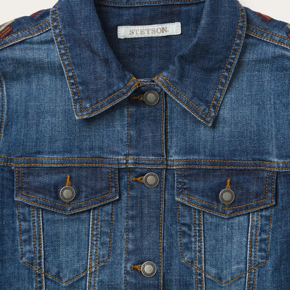 Western Denim Jacket Blue