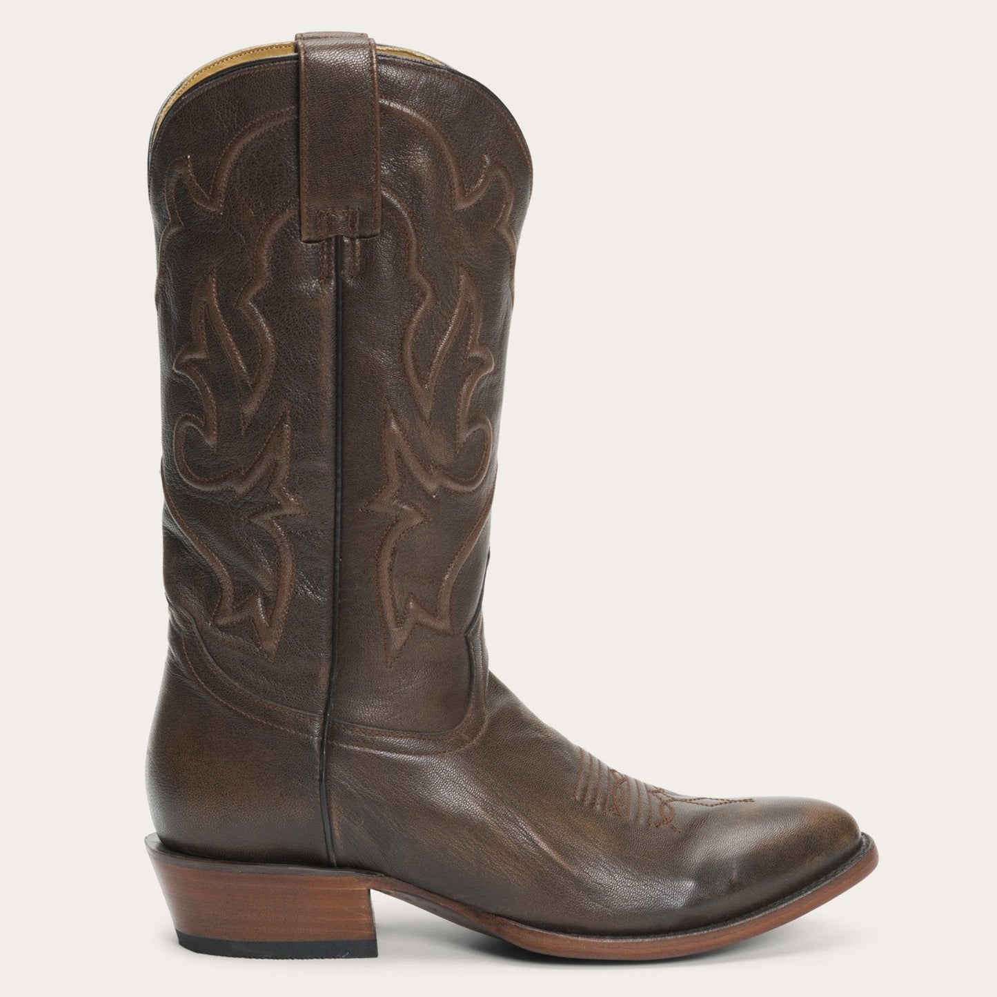 Carlisle Western Boots Distressed Brown