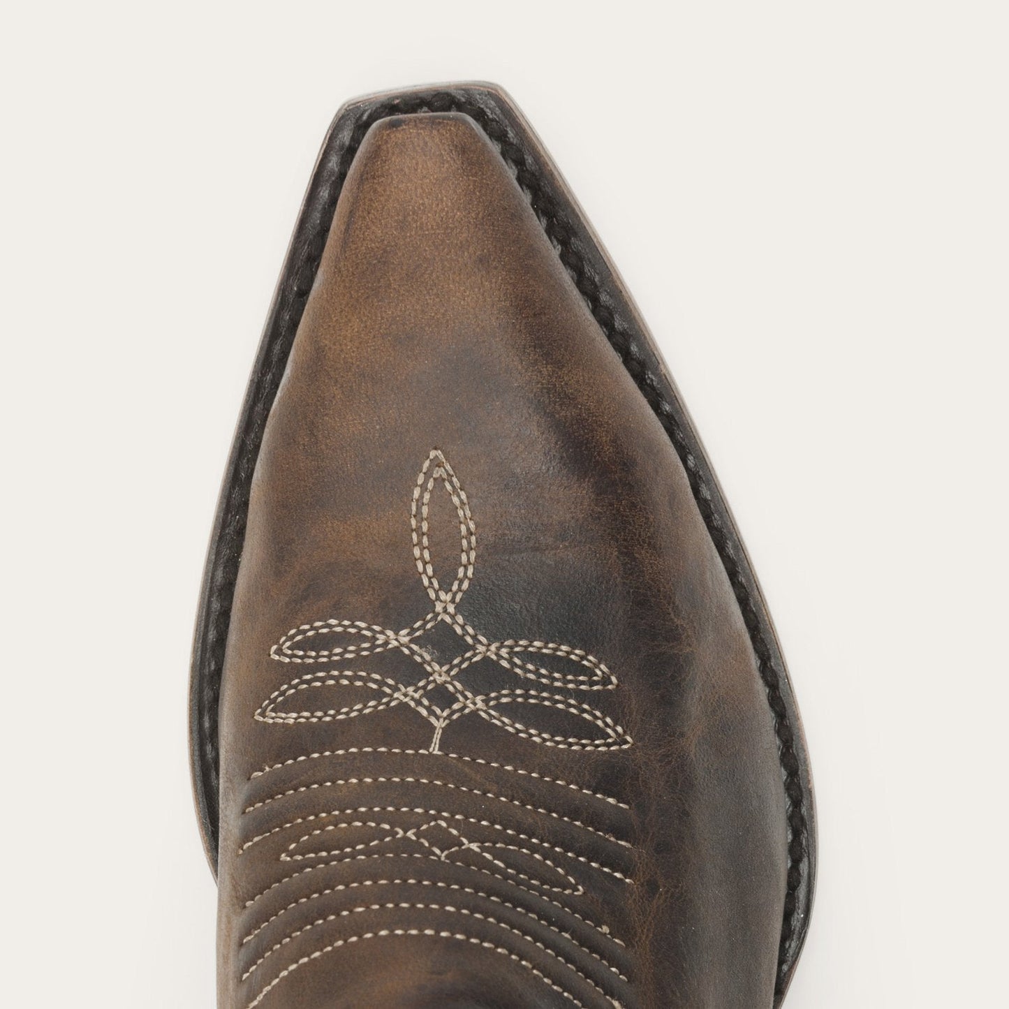 Iris Mid-Calf Embroidered Boot Brown