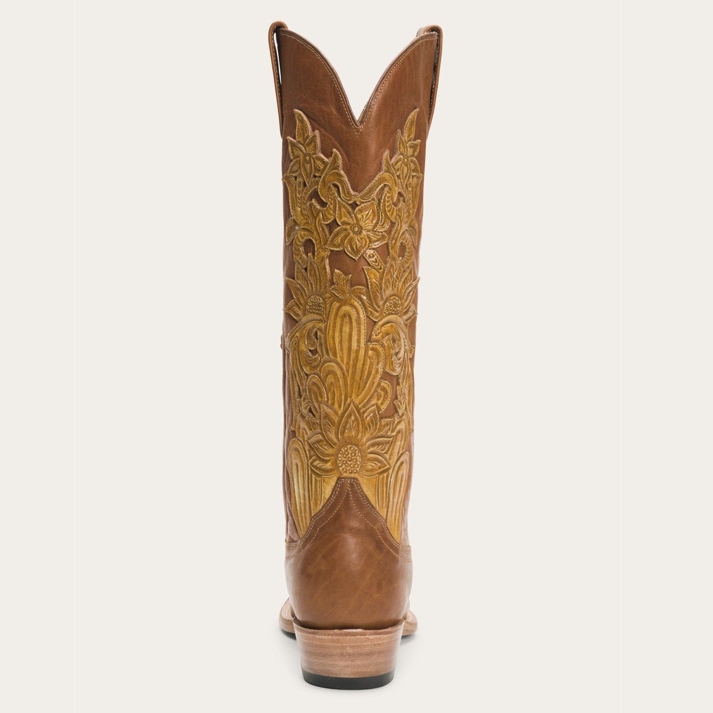 Jules Hand Tooled Leather Boot Brown