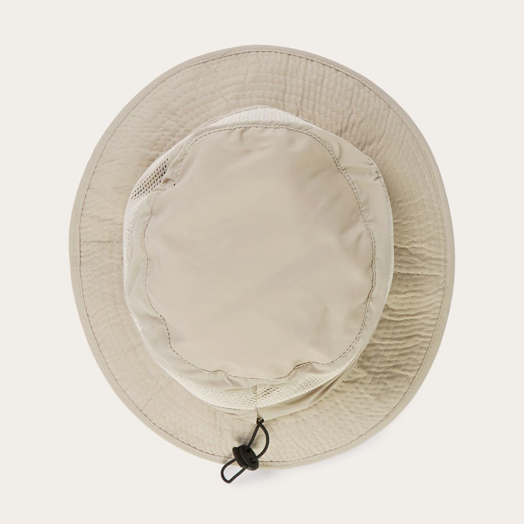 Switchback 'No Fly Zone' Mesh Bucket Hat Khaki