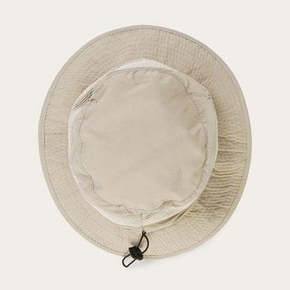Switchback 'No Fly Zone' Mesh Bucket Hat Khaki