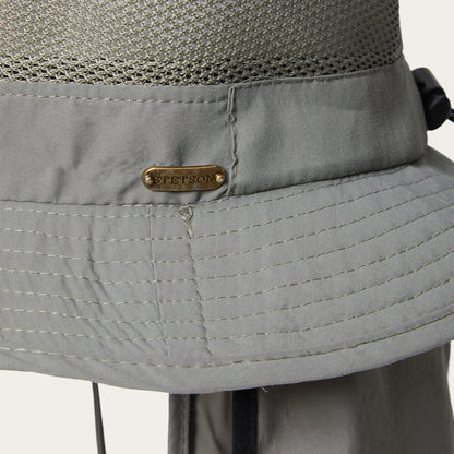 Switchback 'No Fly Zone' Mesh Bucket Hat Willow