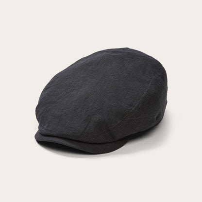Premium Linen Driver Cap Black