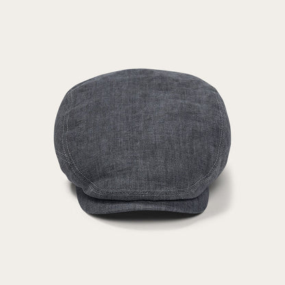 Premium Linen Driver Cap Denim Grey