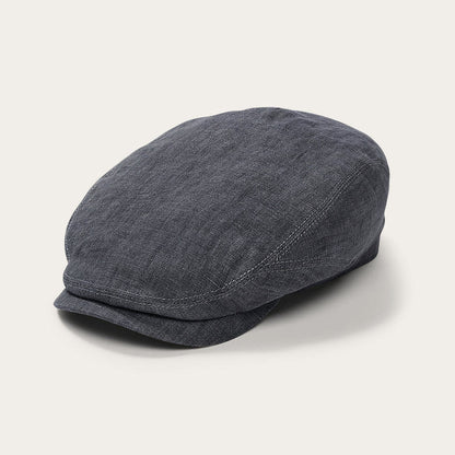 Premium Linen Driver Cap Denim Grey