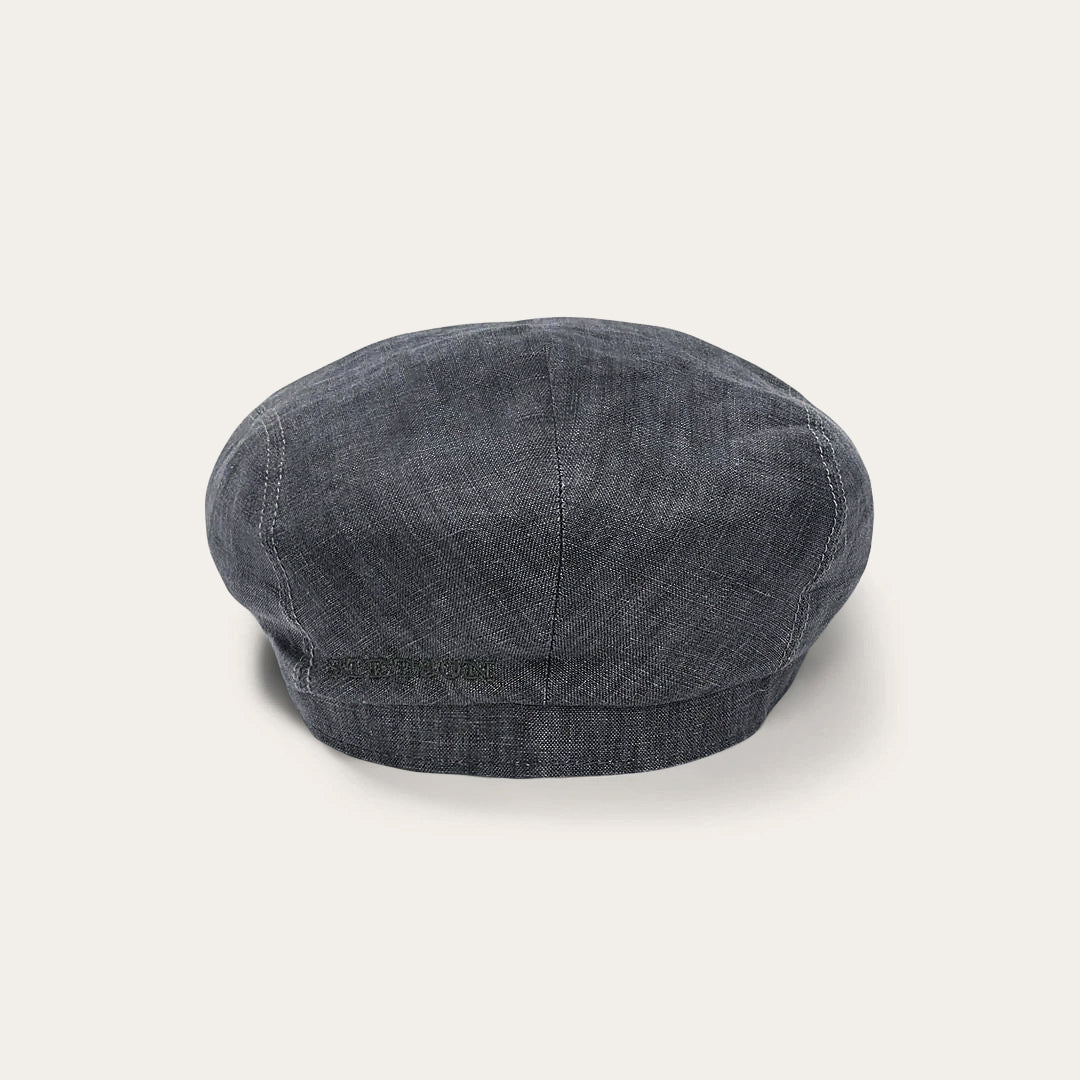 Premium Linen Driver Cap Denim Grey