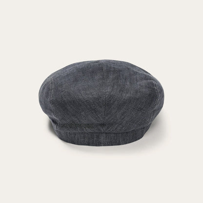Premium Linen Driver Cap Denim Grey