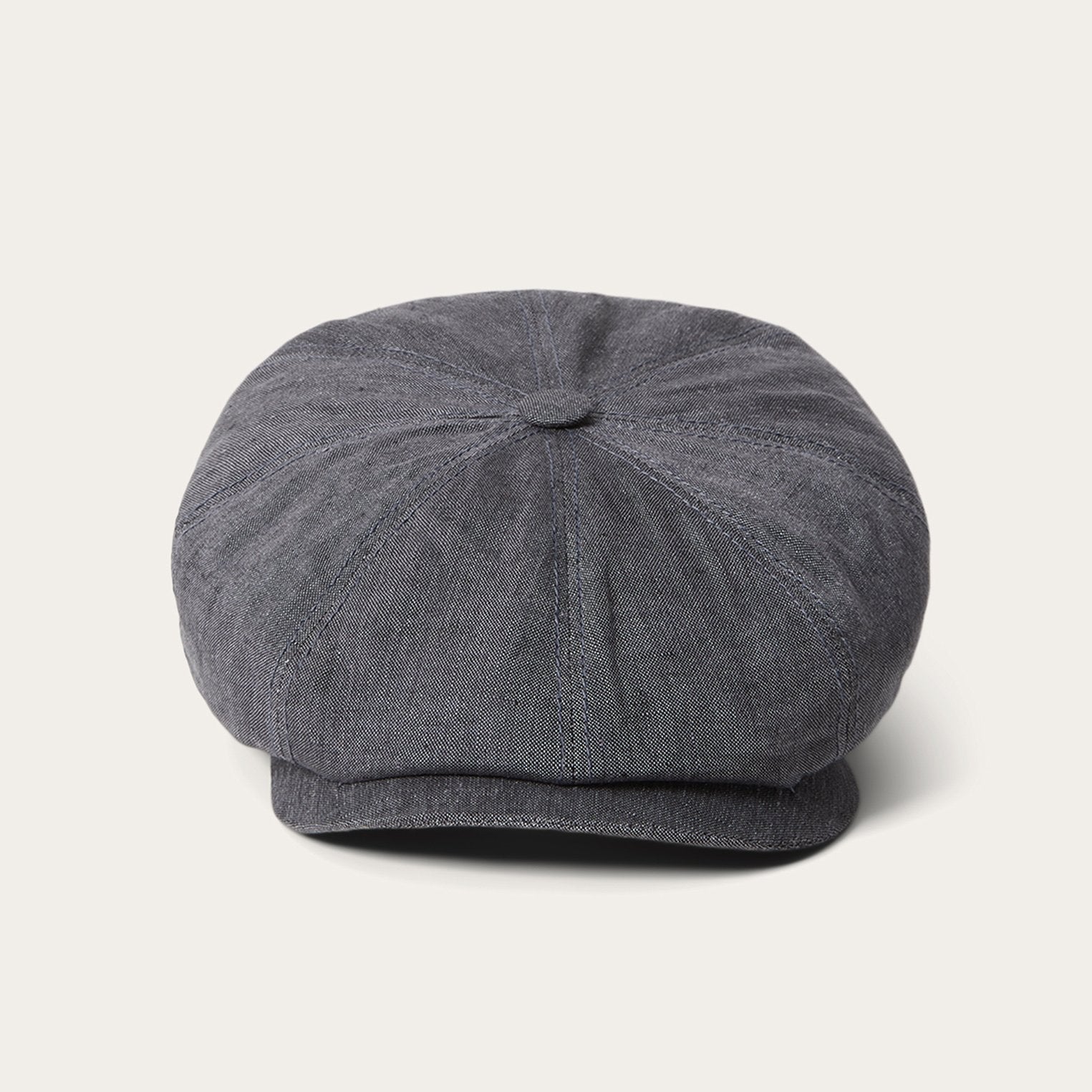 Linen Hatteras Newsboy Grey